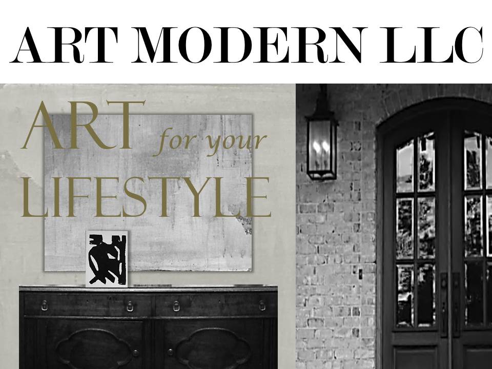 ART MODERN FRONT PAGE -Grey painting door